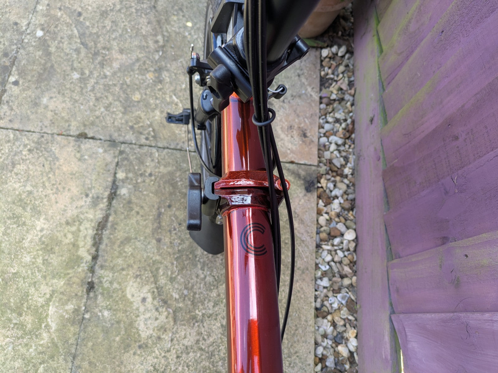 Brompton C Line Explore 2023 Black Flame Lacquer High-Speed 6-Speed 11kg