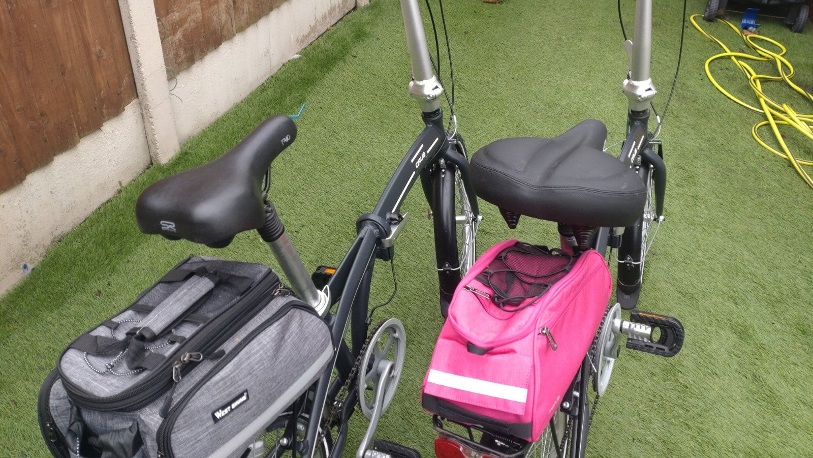 A Pair of Orus Folding Bikes with 20 Wheels Excellent Condition