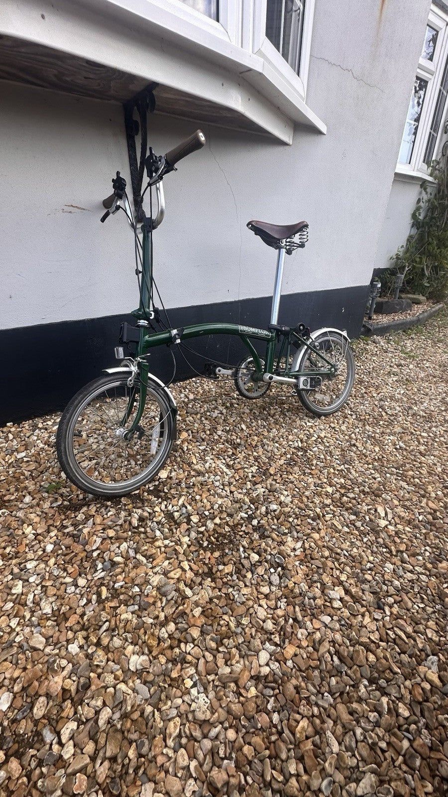 Pair Of Bromptons Folding Bikes