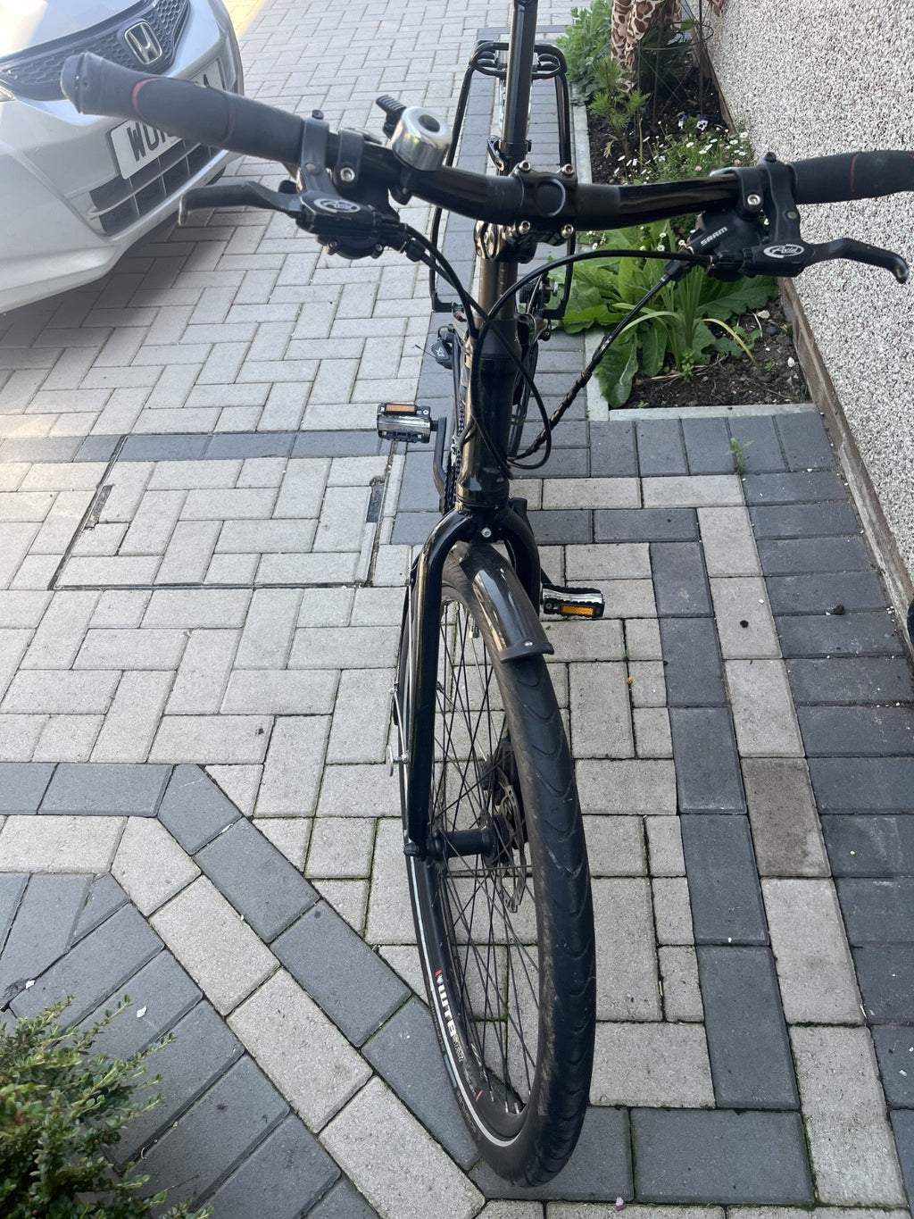 Just serviced Tern Joe folding bicycle - new chains and cables.