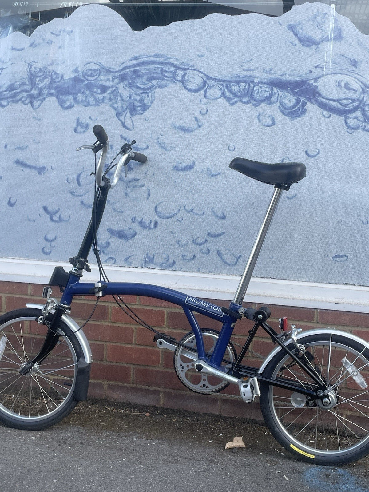 Brompton M3L Folding Bike - Tempest Blue