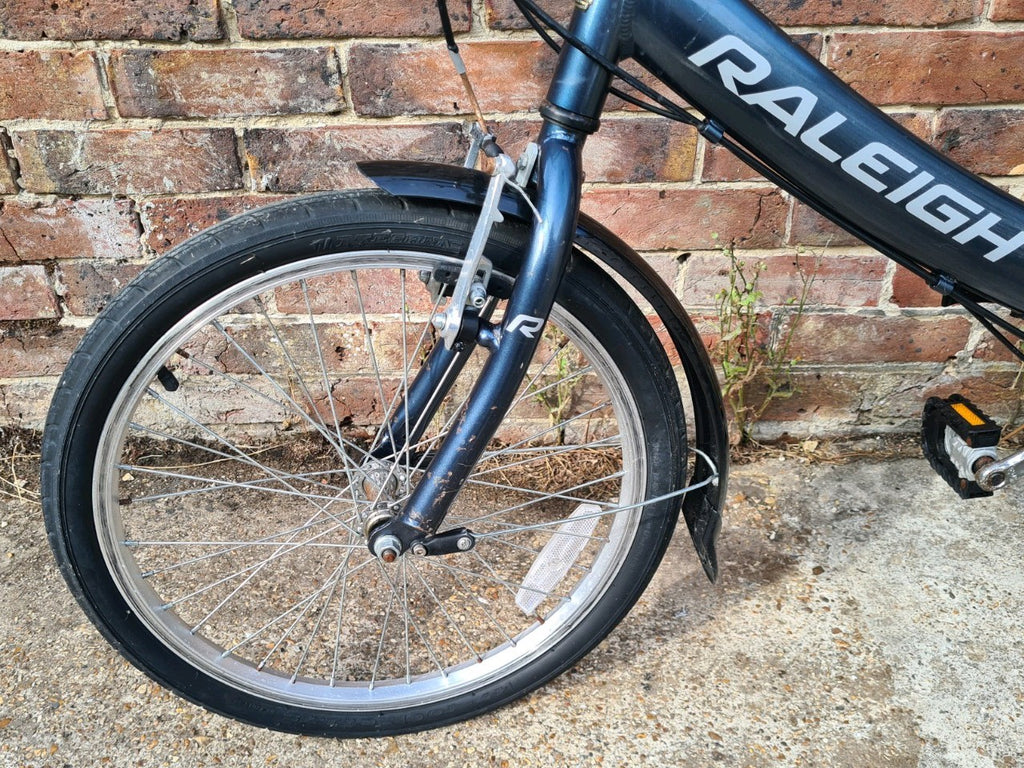 Raleigh EVO 7 SP Folding Bike Grey Bicycle 20" Wheels