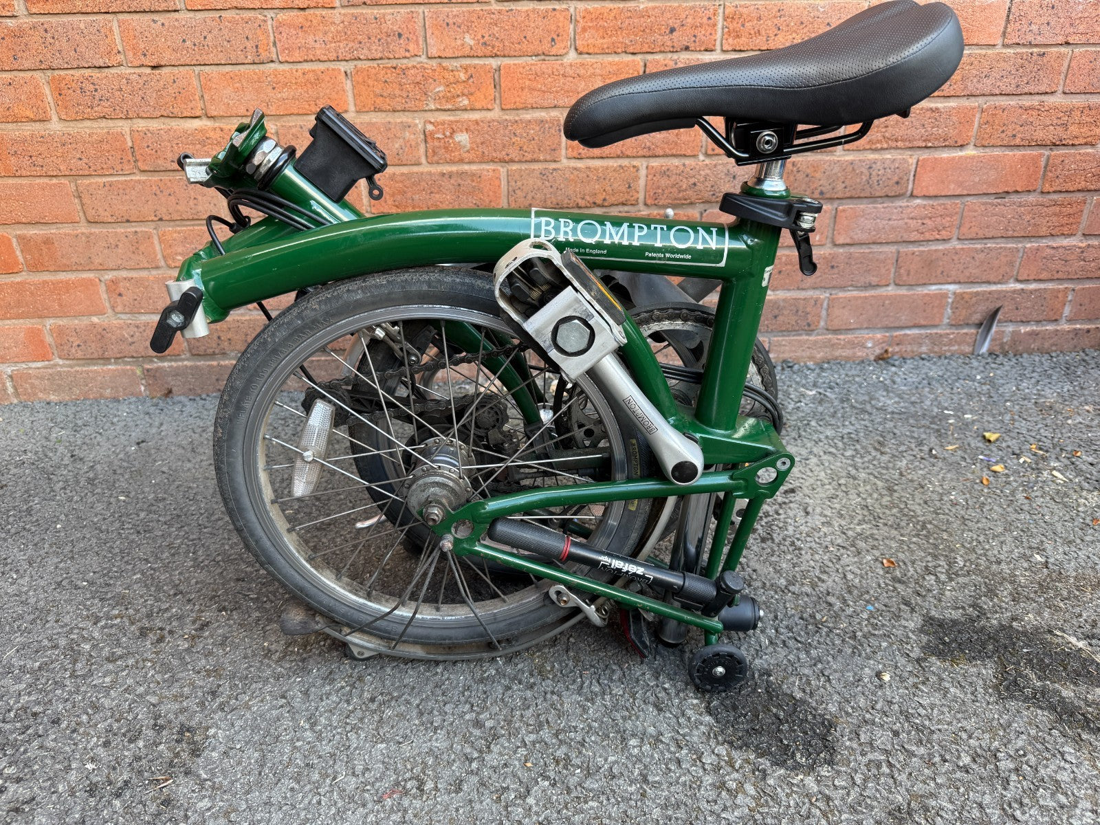 Brompton L6 (6 Speed) folding bicycle -BRITISH RACING GREEN (GOOD CONDITION)