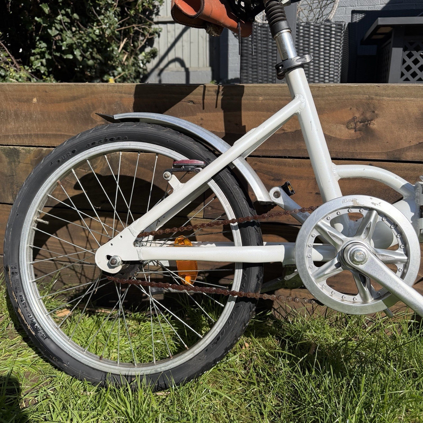 FIAT 500 Foldable Bicycle & Carry Bag White