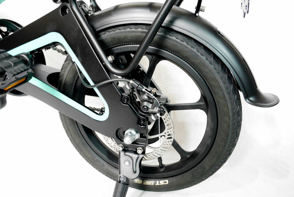 HITWAY BK2  Folding Bike, 16-inch Wheels, Black