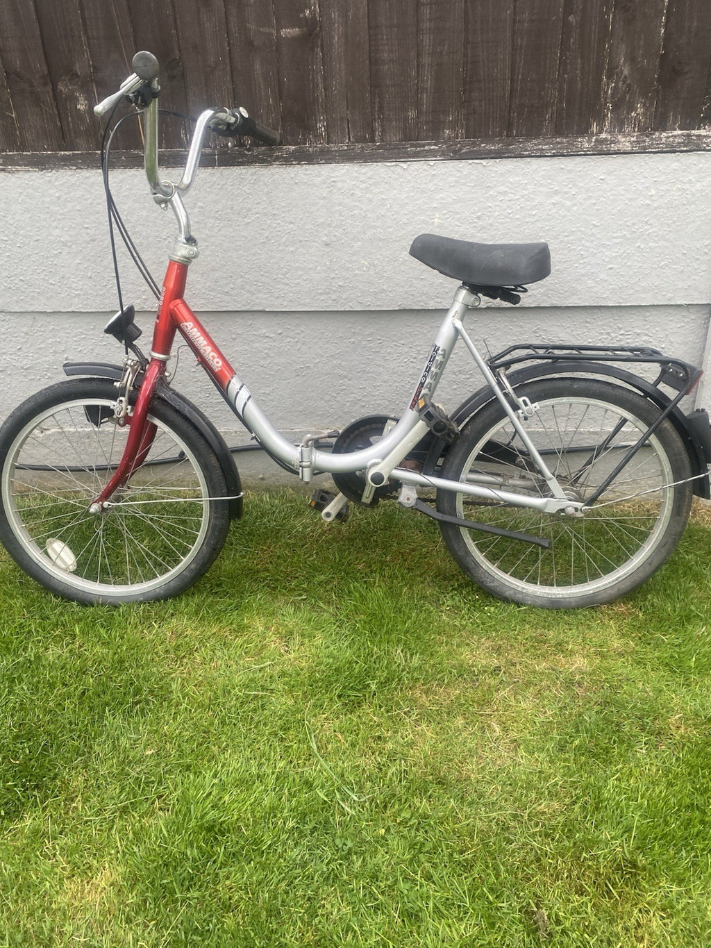 Red Amaco I Folding Bike Red/grey