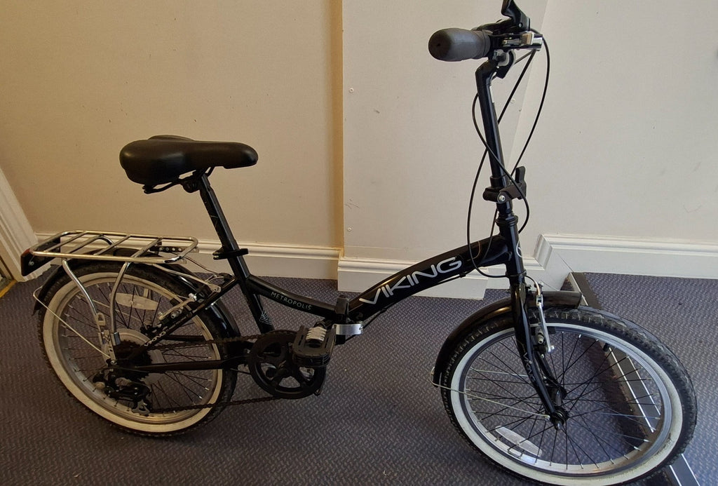 Viking Metropolis Folding bike 6 gears with stand and rack