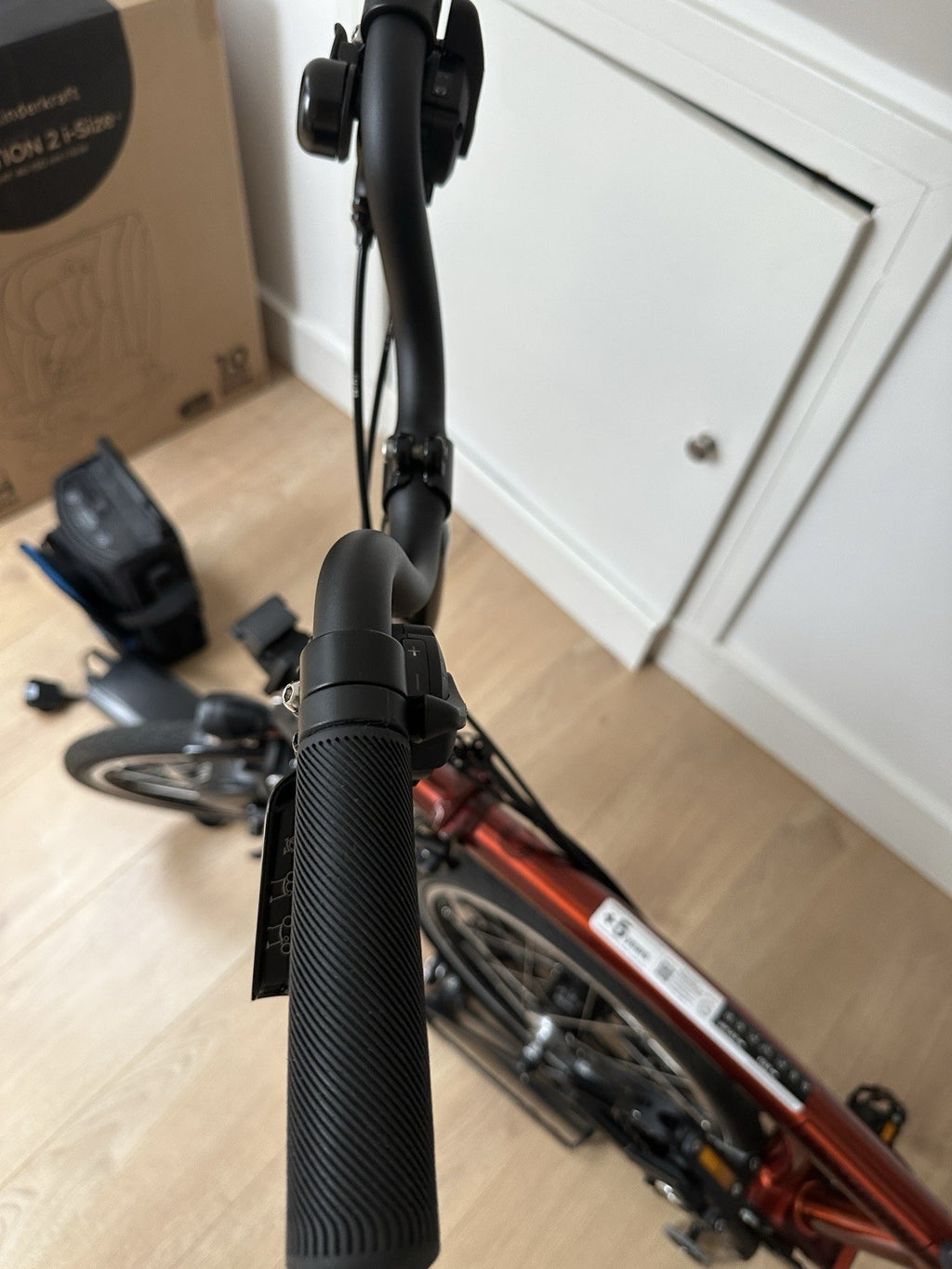 Brompton C Line Folding Bike M6L 2023 In Flame Lacquer Brand New