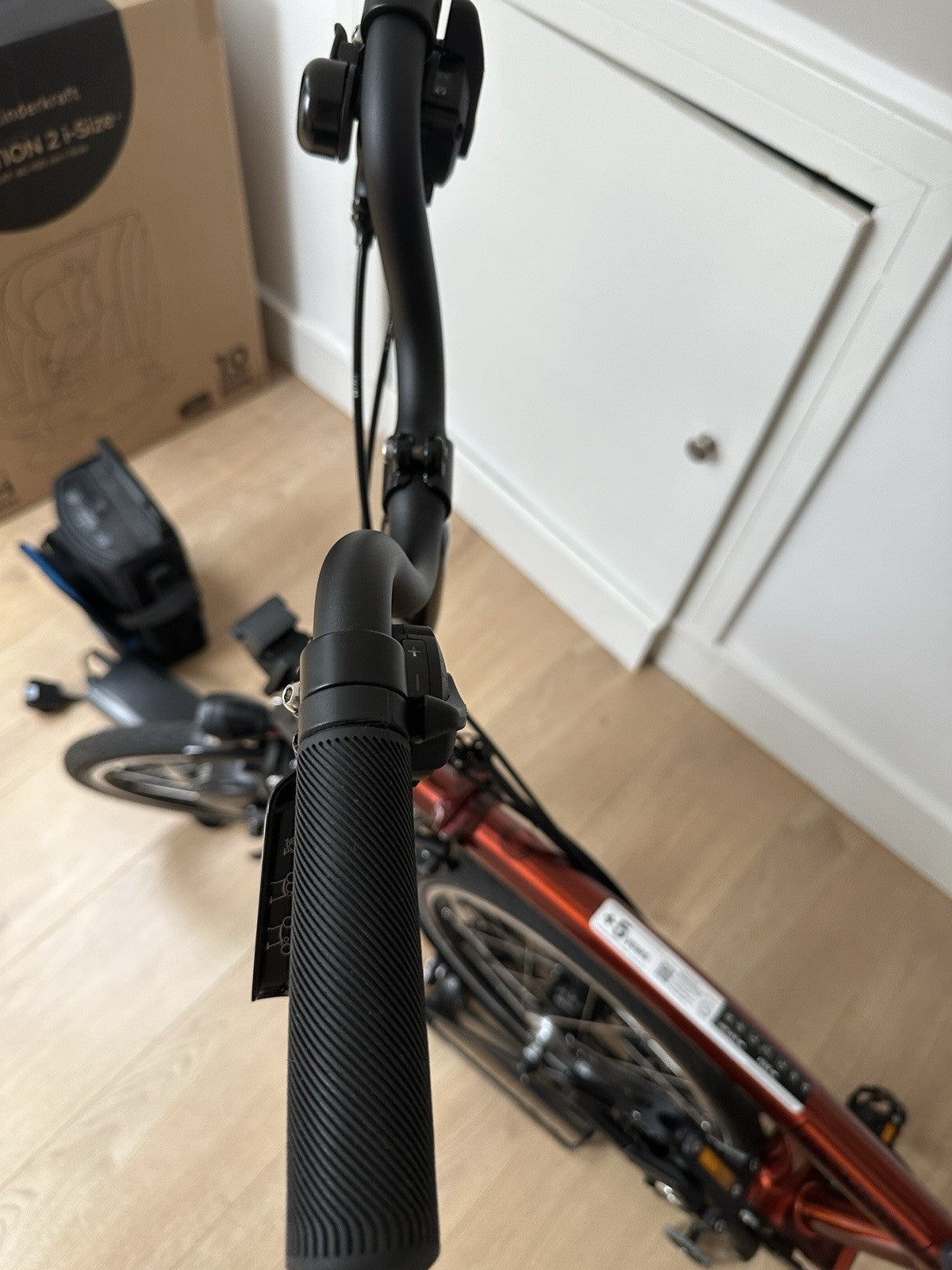 Brompton C Line Folding Bike M6L 2023 In Flame Lacquer Brand New