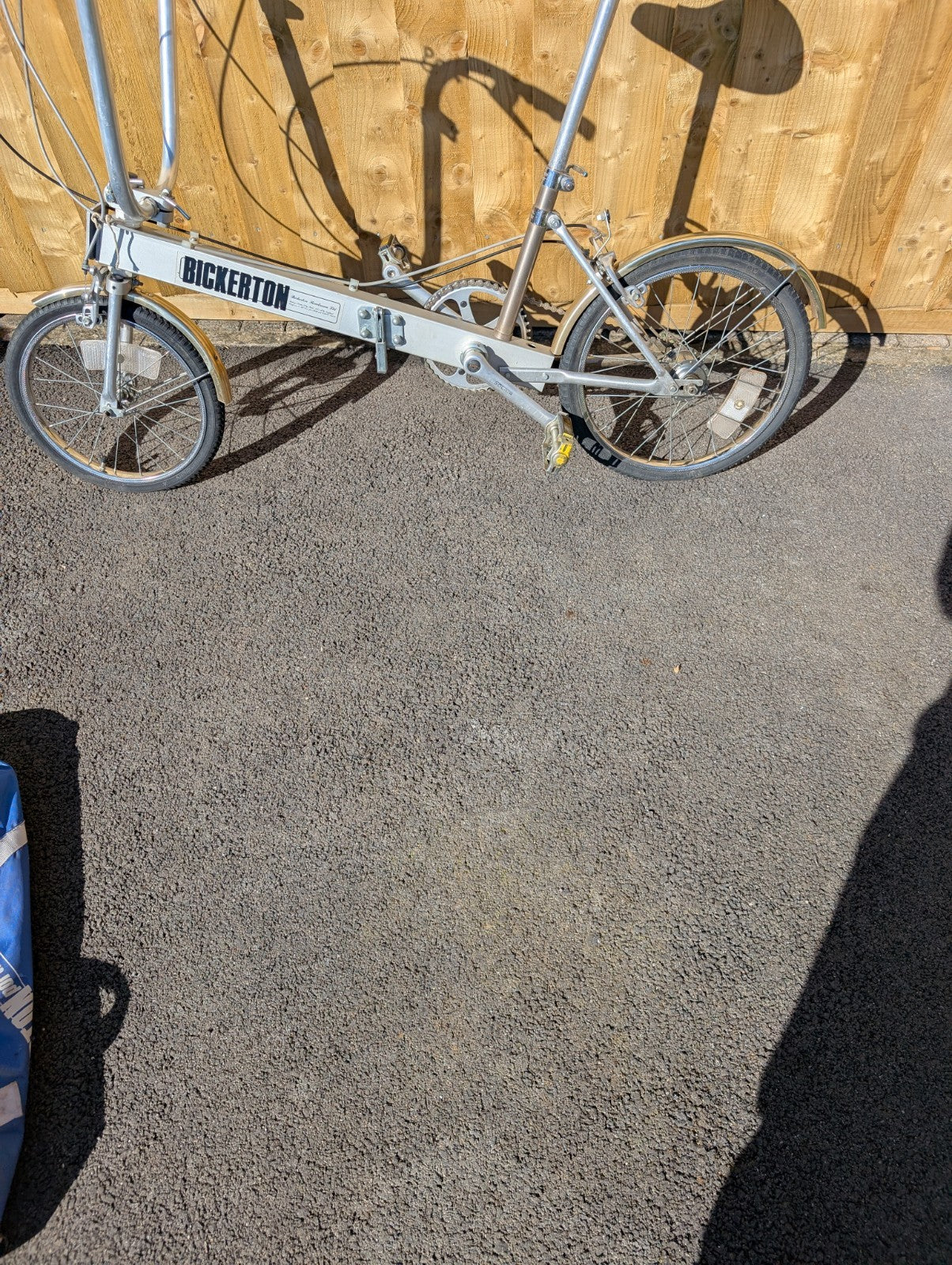 Vintage Bickerton Classic Folding Bike With Original Carrying Bag- Collectible