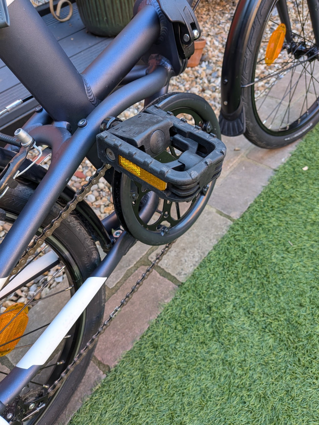 BTWIN Tilt 500 Folding Bike 20-inch Blue Great Condition