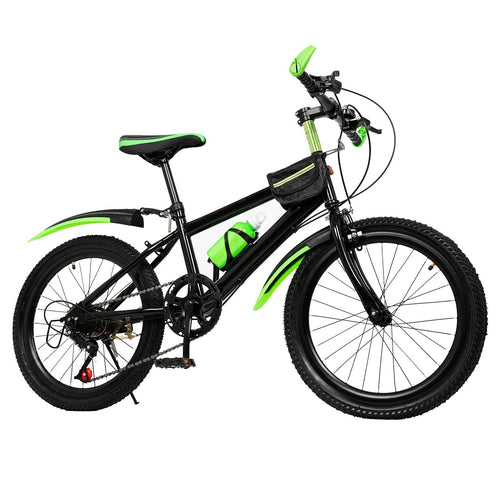 20 Inch Bike for Adult & Kids Folding Mountain Bike 7 Speed Disc Brakes Bicycle