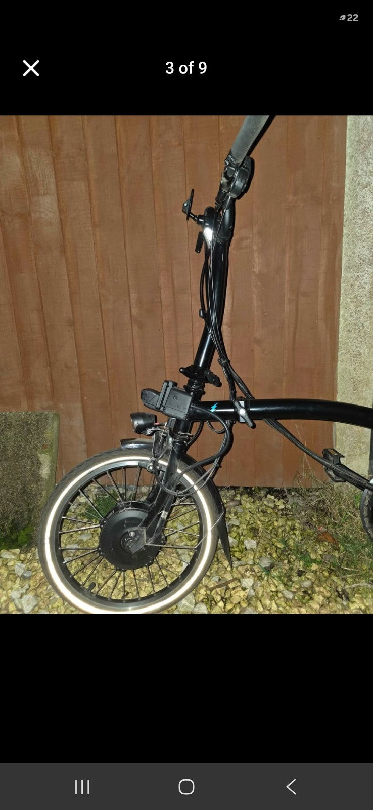 Brompton ml6u Folding Bike 16in With All Accessories Included.