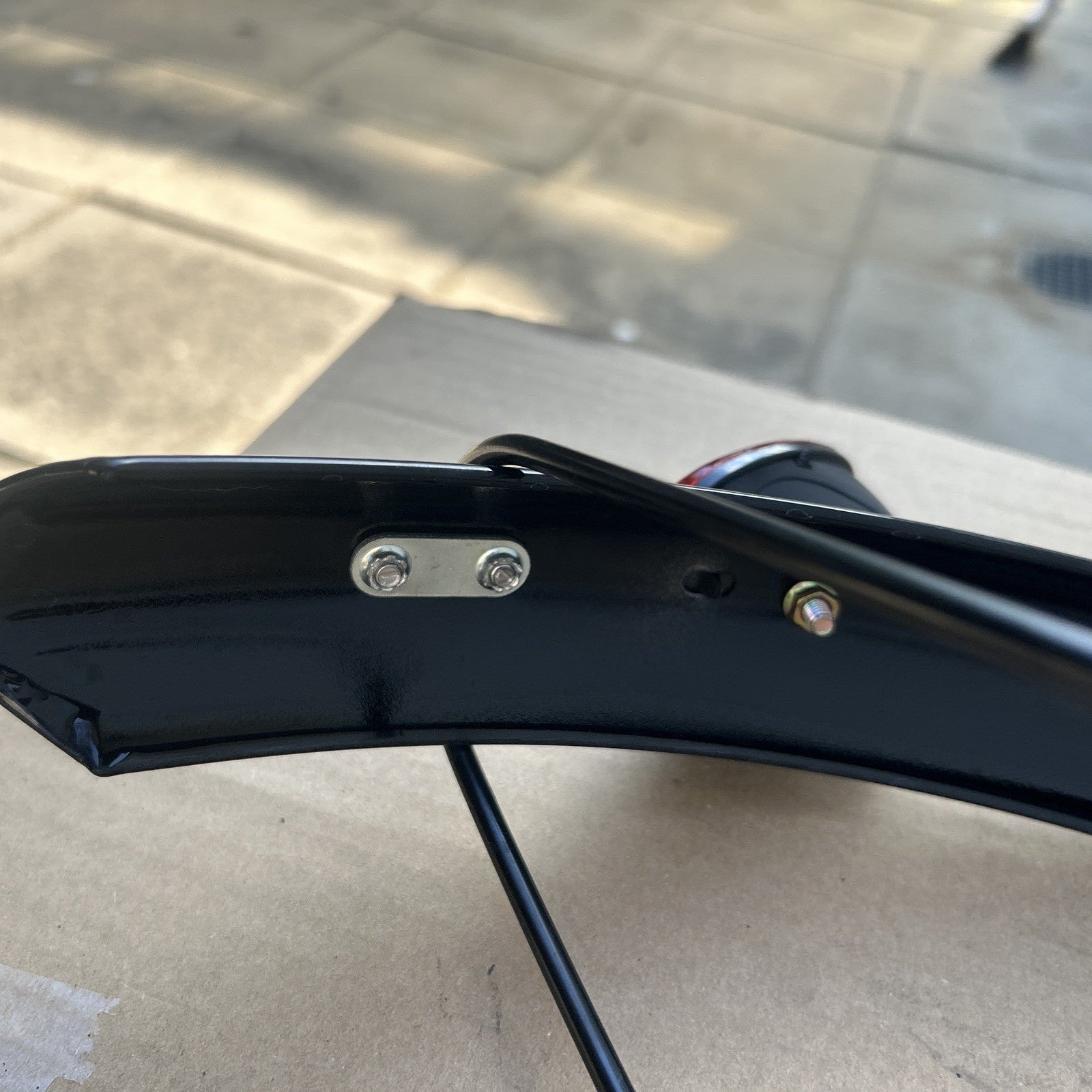 Zinc 20 Inch Eco Unisex 36V Folding Electric Bike, REAR MUD GUARD. (DAMAGED)