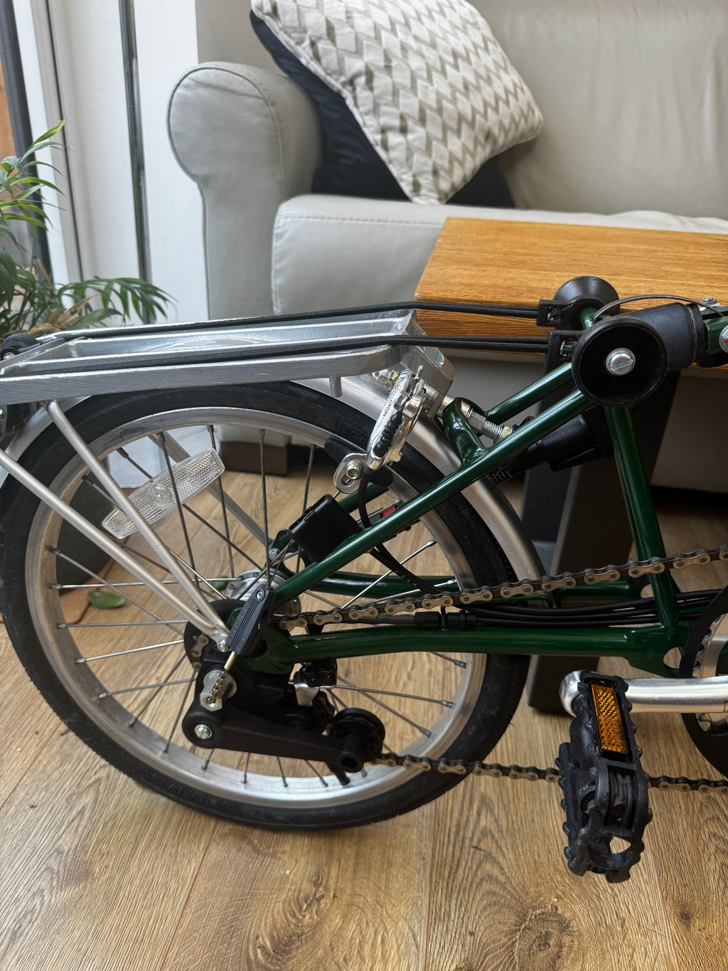 Classic 6-Speed Brompton Folding Bicycle A - Racing Green - MINT