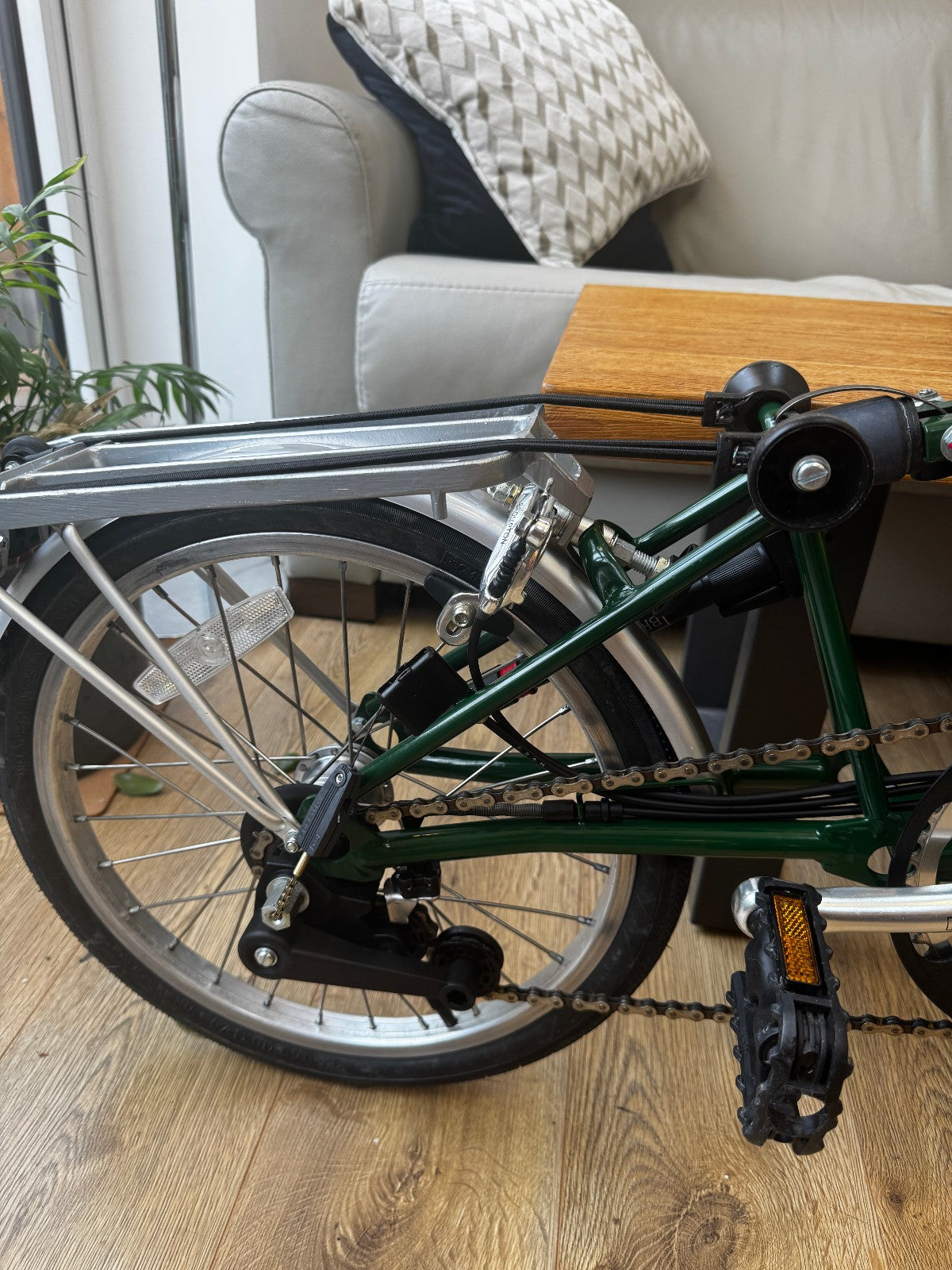 Classic 6-Speed Brompton Folding Bicycle A - Racing Green - MINT