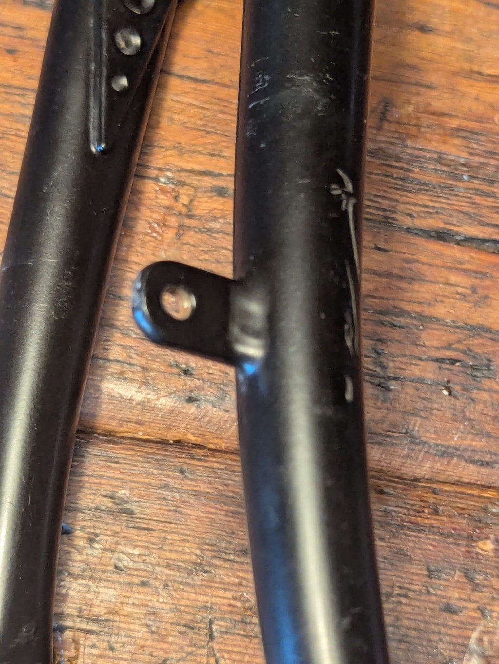 Brompton kinetics disc fork and wheel, Hope hub