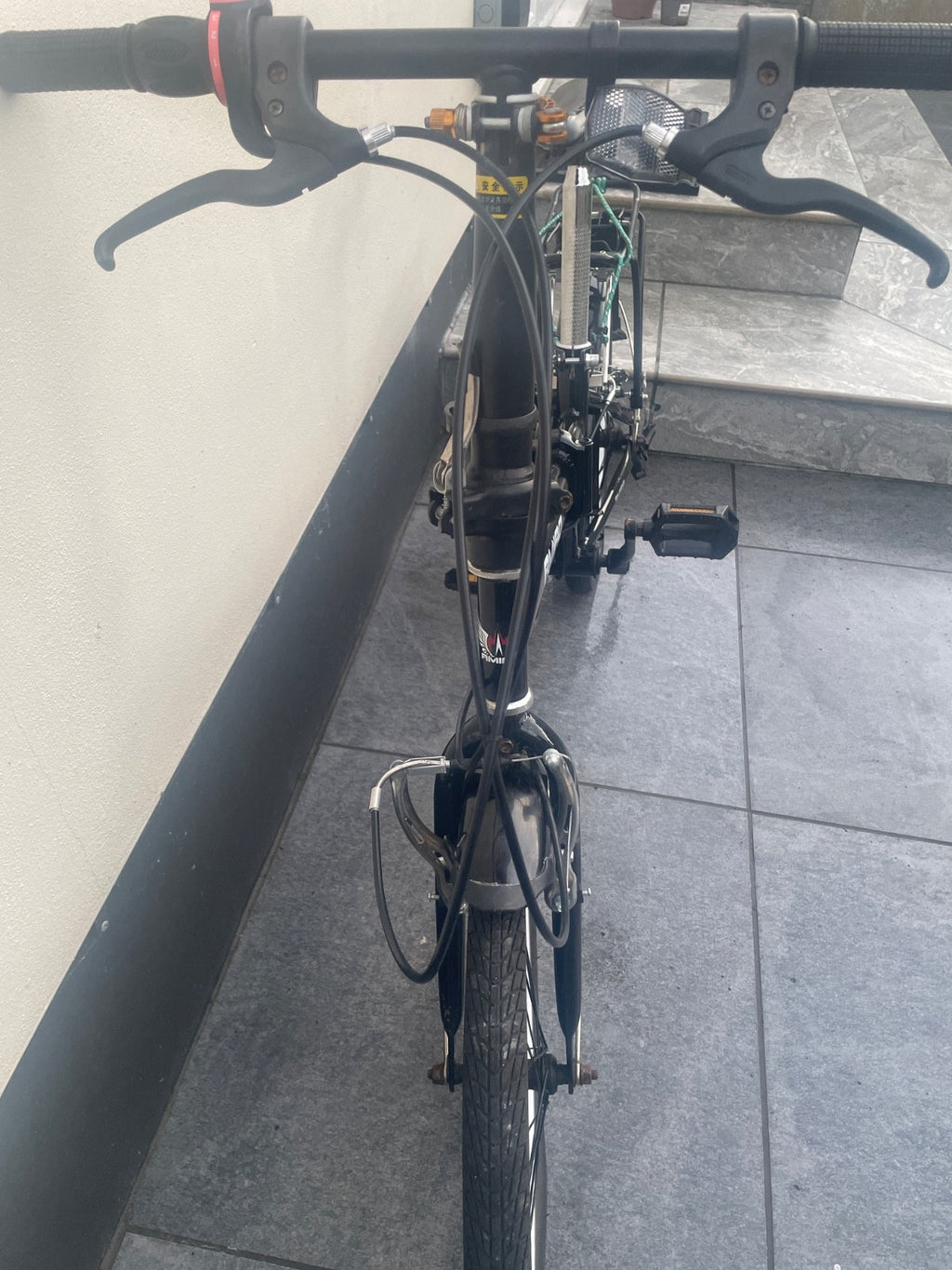 Foldable Amiao black bike