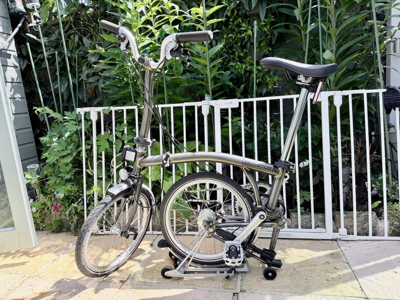 Brompton M6R (conversion from M6L) Raw Lacquer finish, low mileage, v good cond