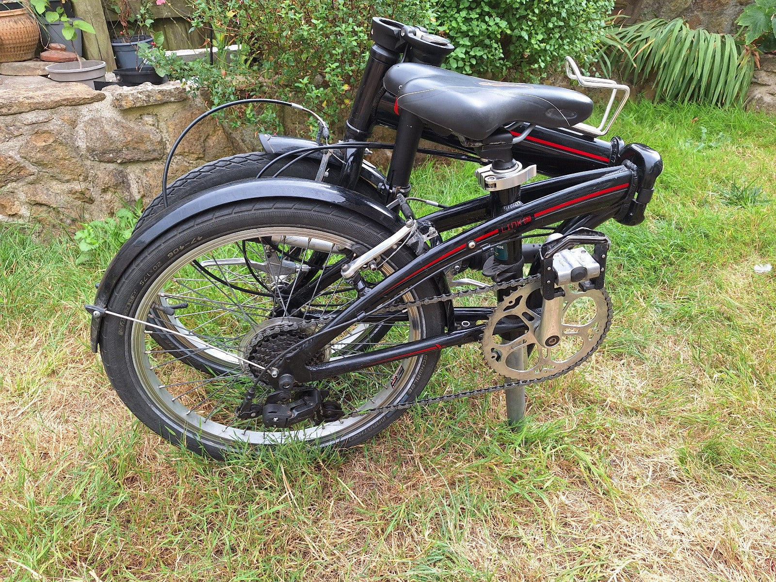 Tern Link B7 Folding Bicycle 20" 7 Speed Black Easy Carry