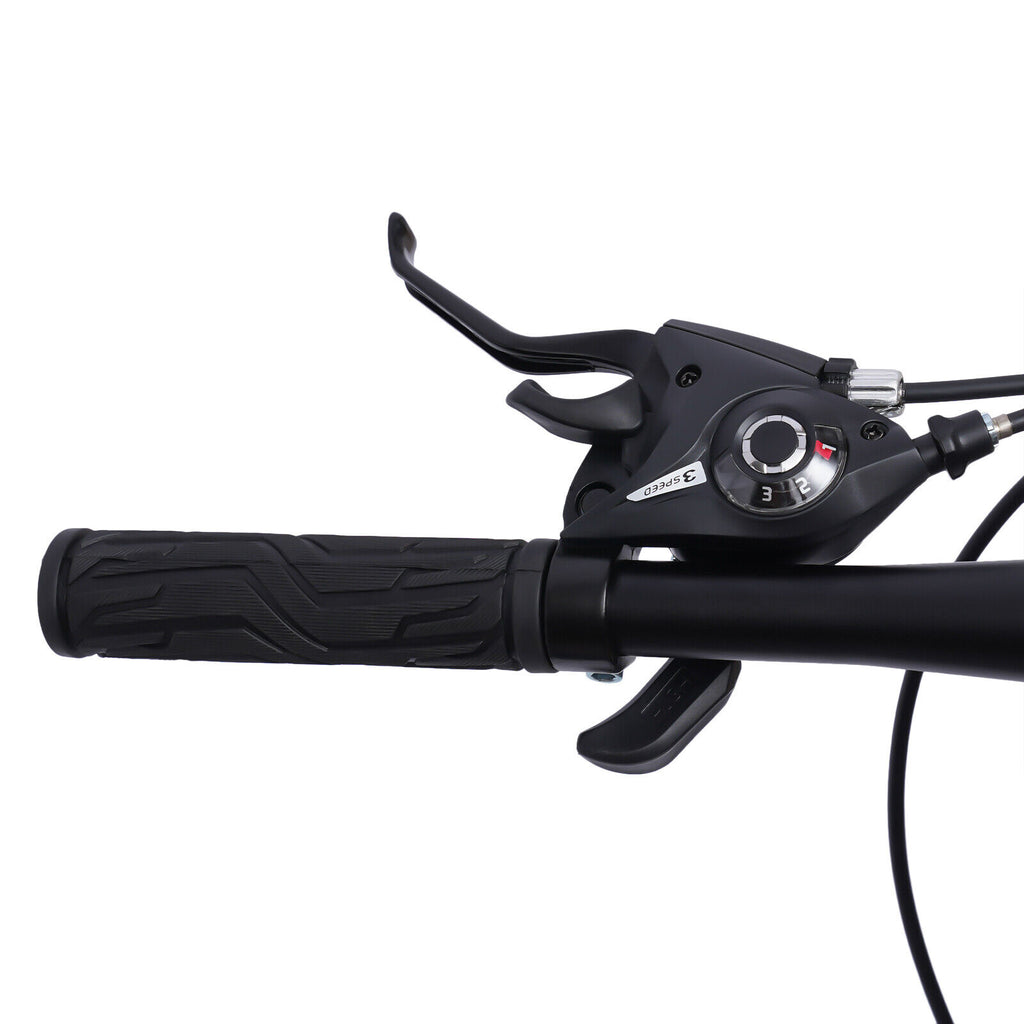 26 in Folding Mountain Bike 21-Speed MTB Bicycle Full Suspension Disc Brake Bike