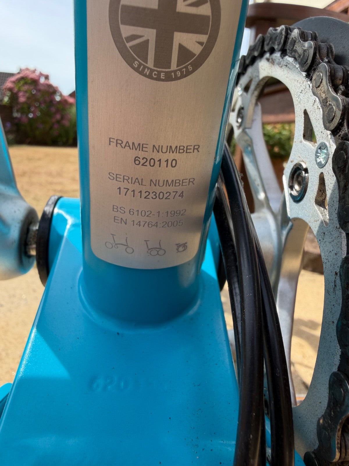 Brompton C Line M6L  (6 Speed) folding bicycle - BLUE (VERY GOOD CONDITION)