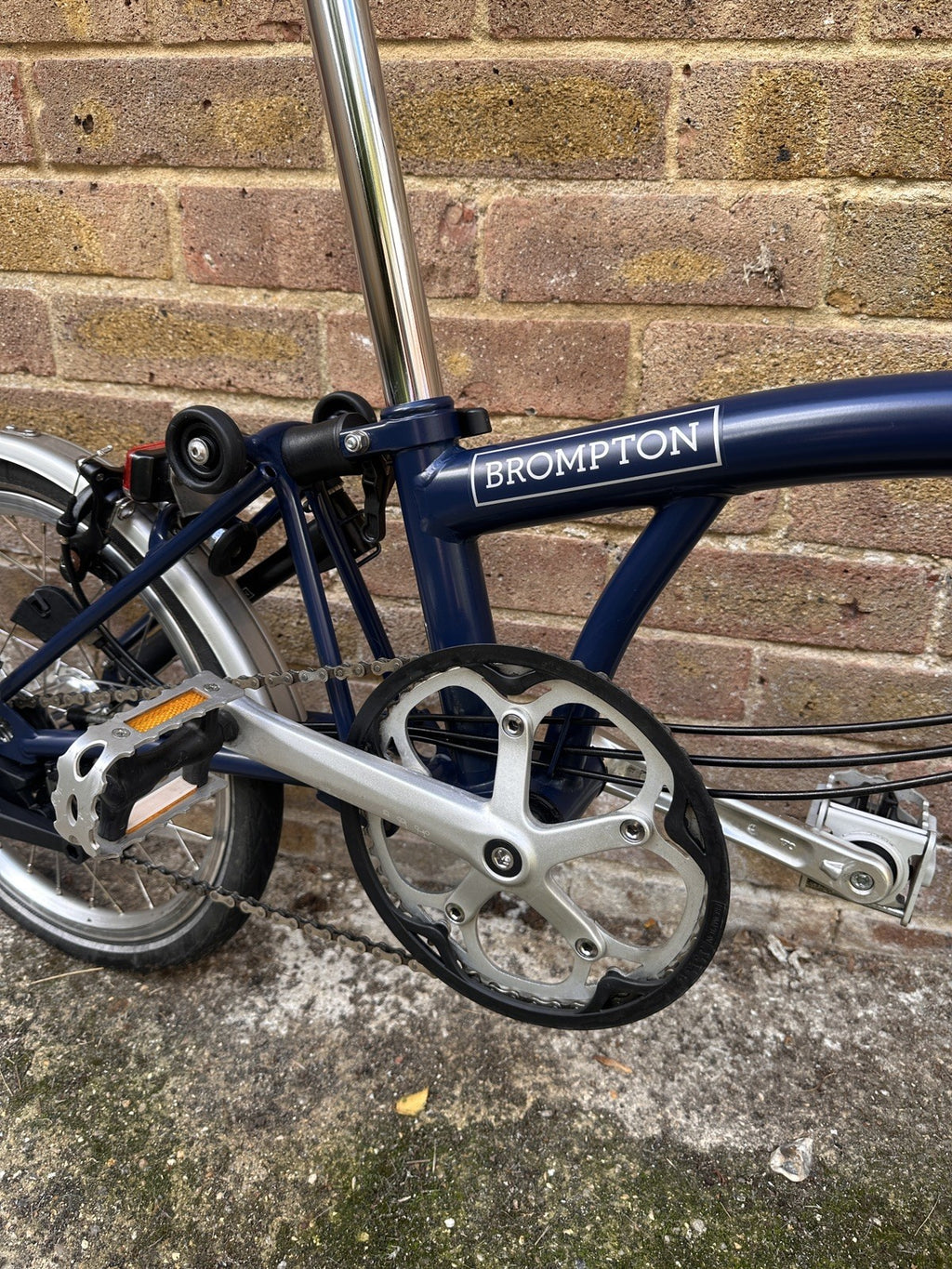 Brompton C Line Explore 2024 6-Speed, Tempest Blue, Excellent Condition, Lights