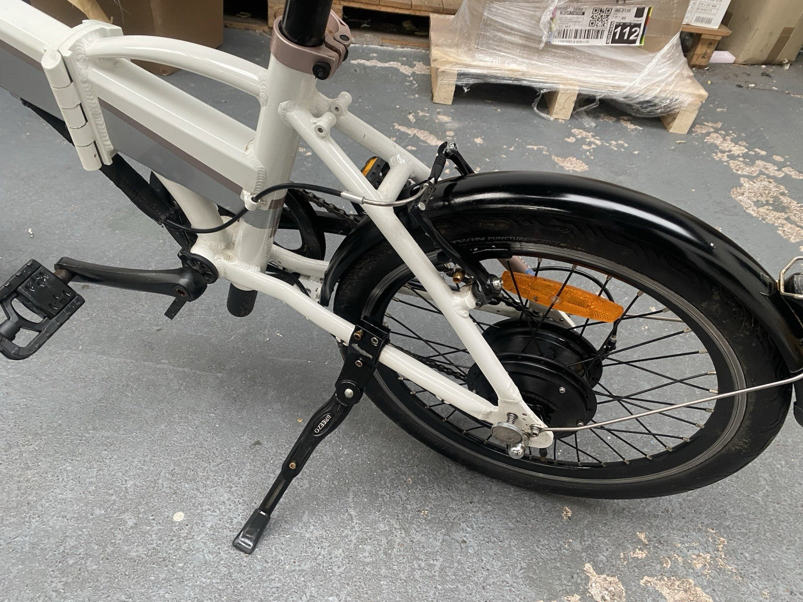 B’twin Folding Bike electric e-bike
