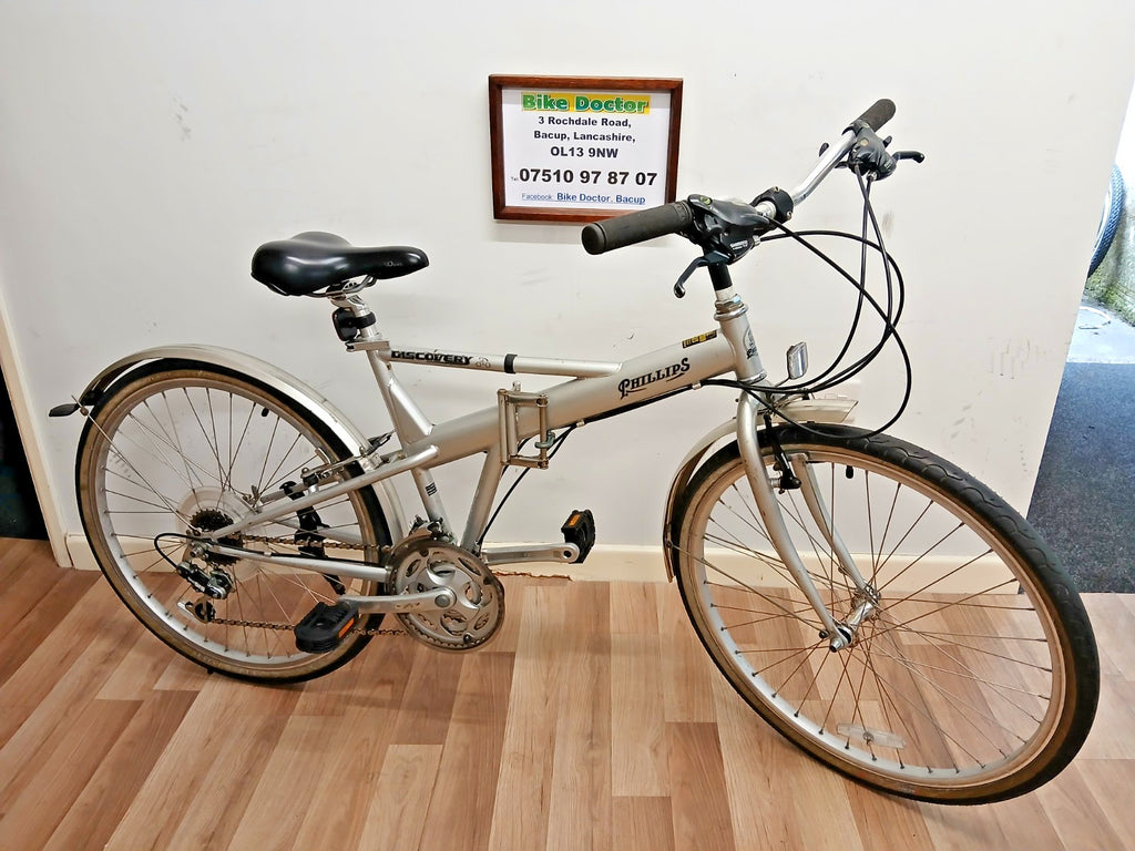 Phillips discovery 26" folding bike 21 Speed Good cond. Serviced. Shop price 60