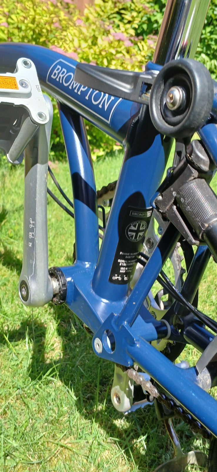 Brompton folding bike 3 speed