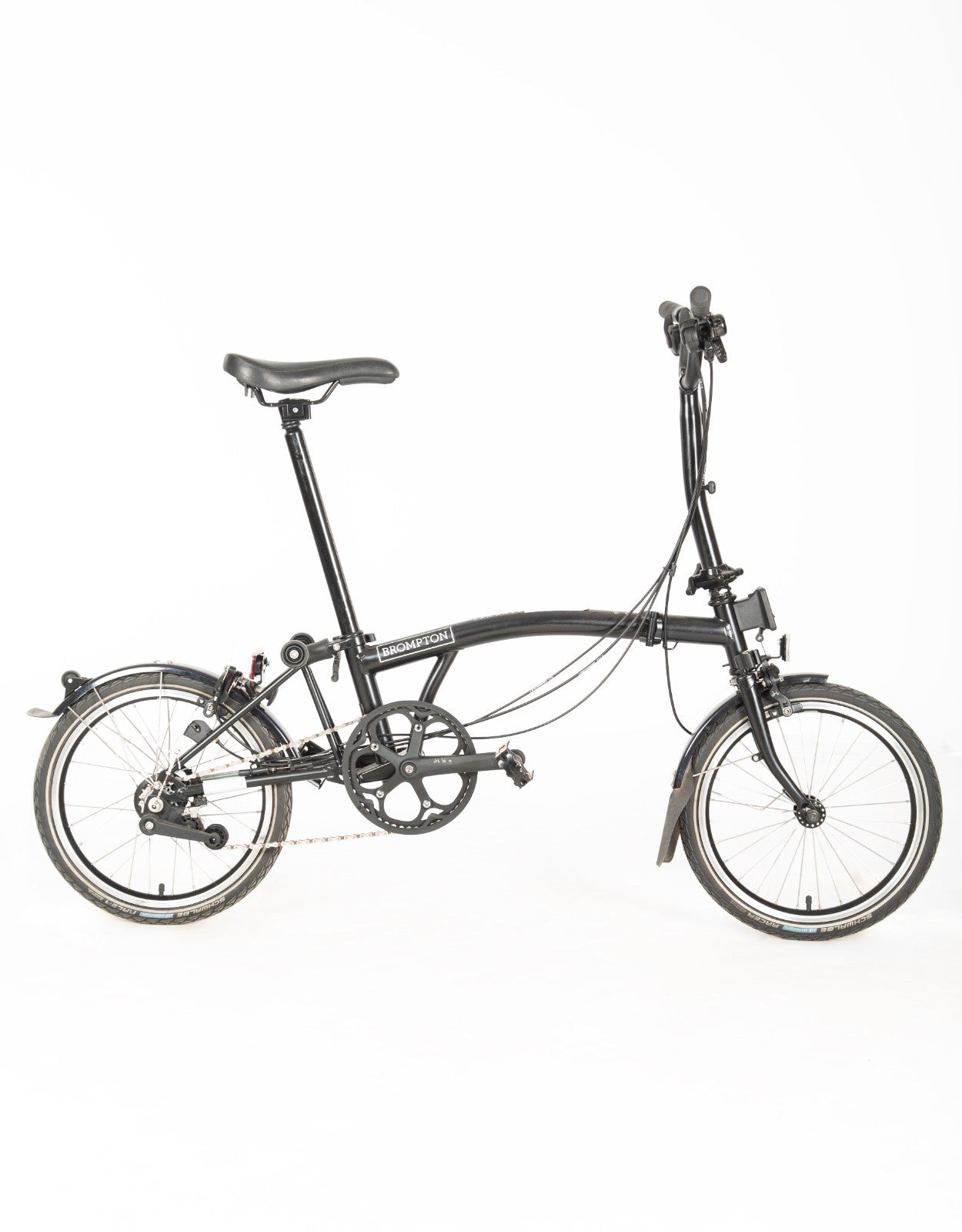 Brompton C Line 6 Speed Mid Bar Folding Bike, Steel Frame