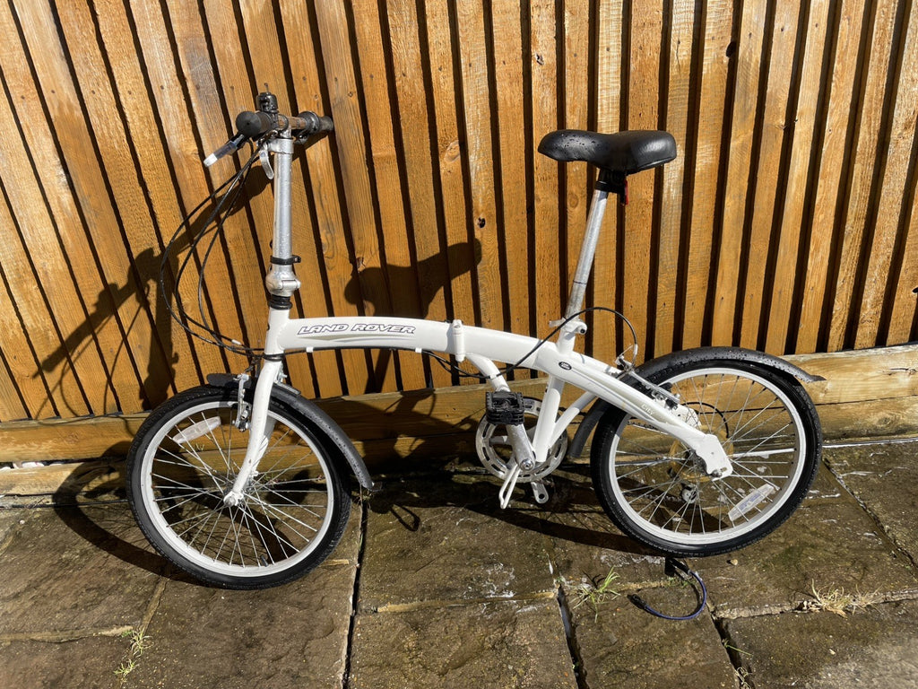 Two Land Rover City Lite Folding Bike 6 Speed Bicycle Fully Ridable With Cases
