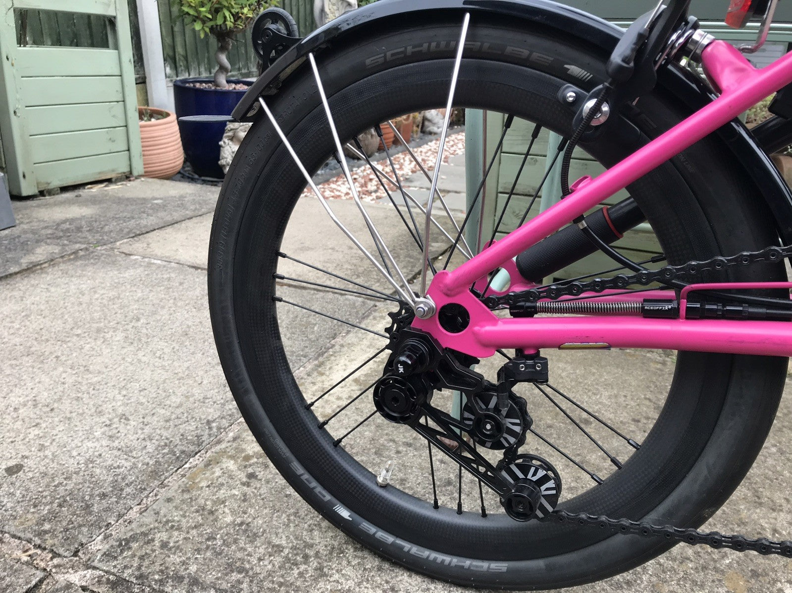 Brompton Folding Bicycle 3-Speed Many Upgrades Very Rare Mint Condition