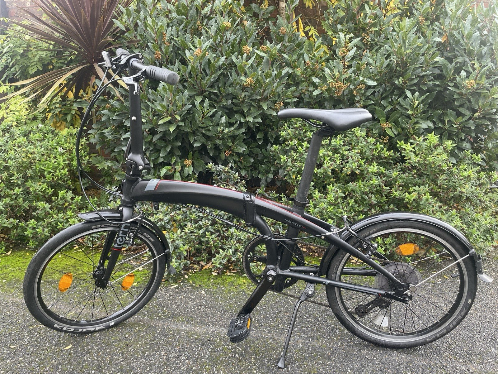 Tern Verge N8 Folding Bike 20” 8 Speed Matte Black Commuter 2019 Model
