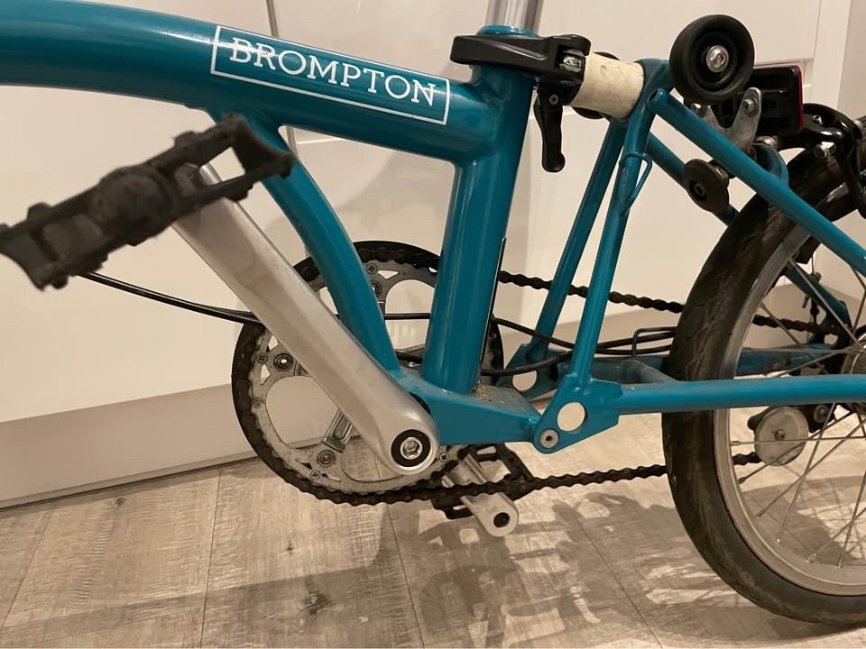 Brompton B75 16" Folding Bike - Blue - Second hand, low mileage