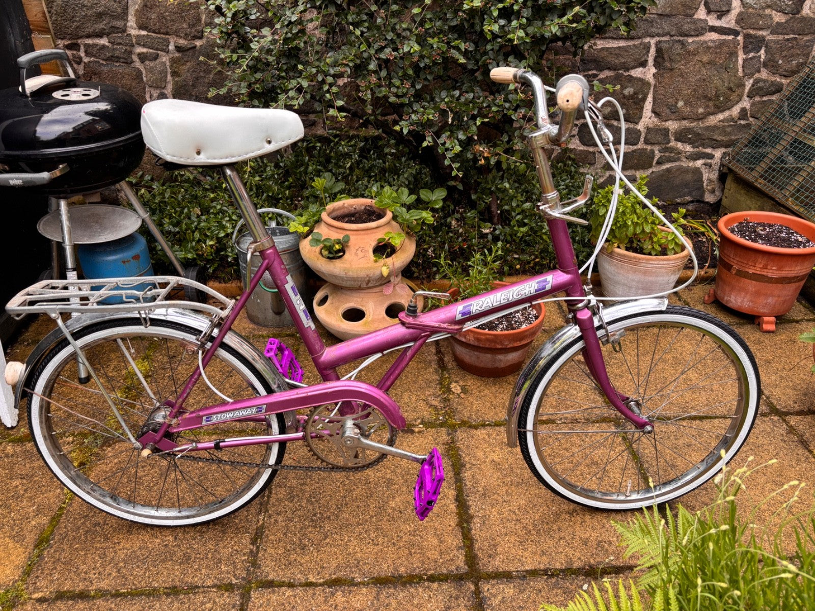 Vintage Classic Raleigh Stowaway Folding Bike –  Ready to Ride