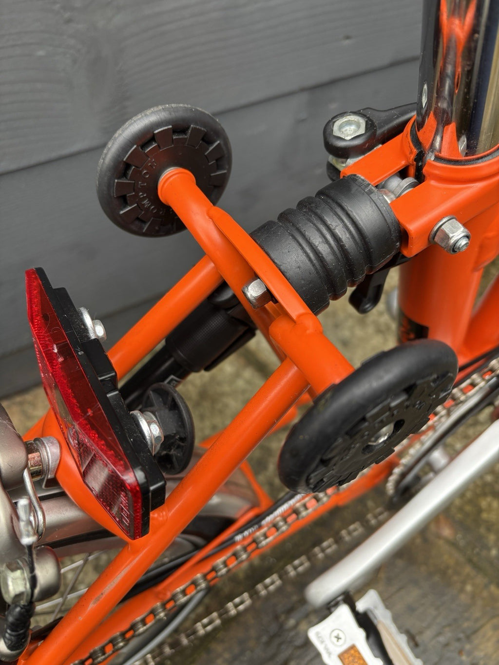 Brompton S3L folding bicycle C Line Equivalent in Orange - Test Ridden Only