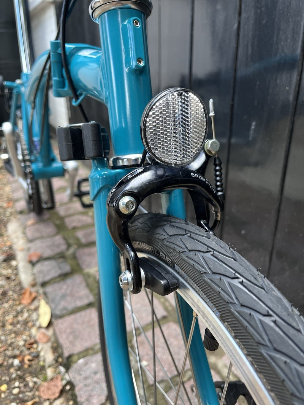 Brompton B75 Folding Bike 16" Blue (Turquoise) - virtually New