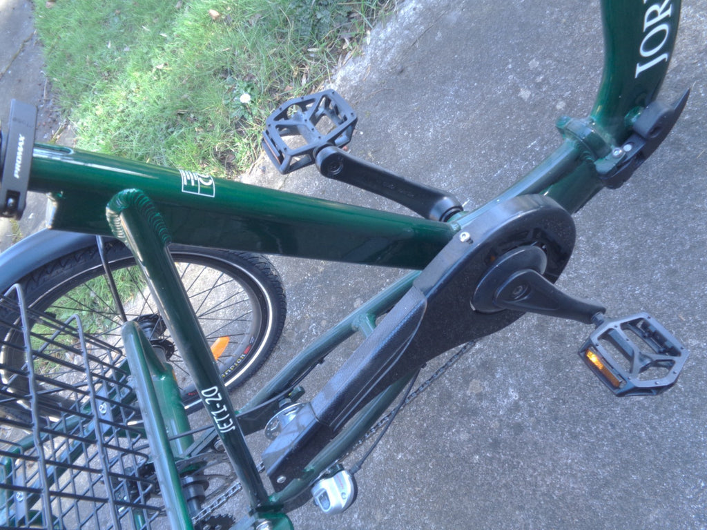 Jorvik  24" Folding Tricycle In Perfect Condition In  Green With Basket