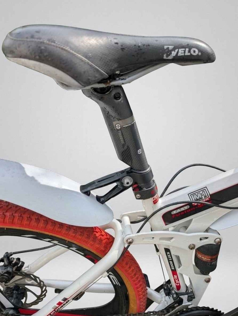Adult Pedalease Full-Suspension Folding Mountain Bike. Excellent condition