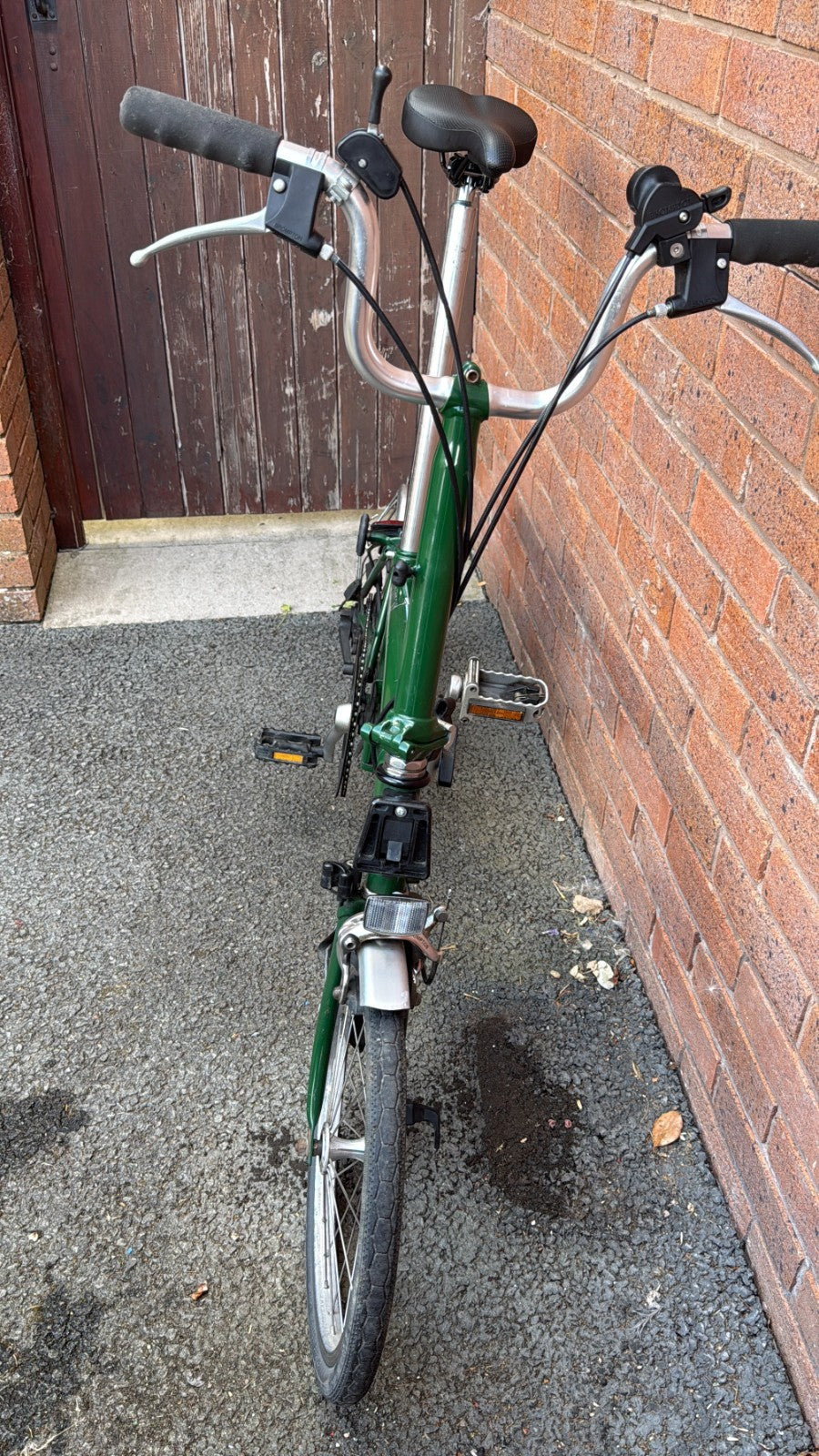 Brompton L6 (6 Speed) folding bicycle -BRITISH RACING GREEN (GOOD CONDITION)