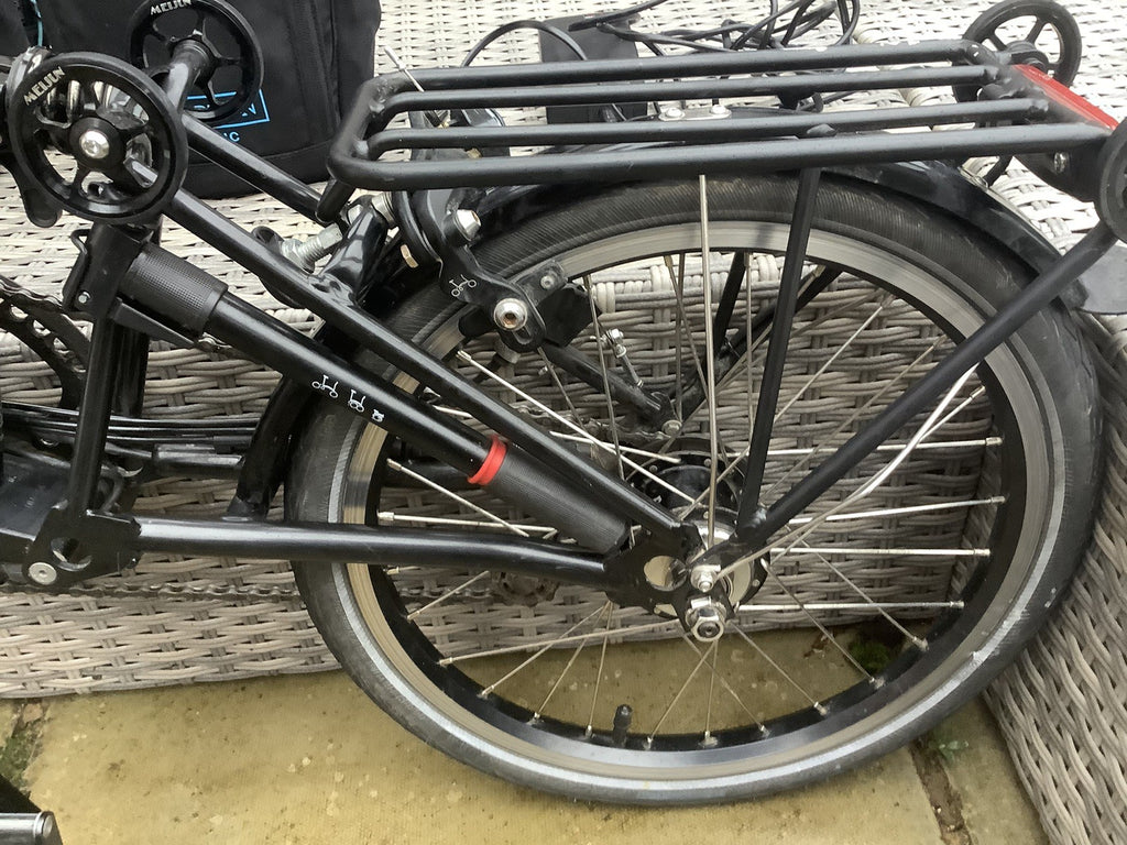 Brompton Electric C Line 6 Speed Black With Bags