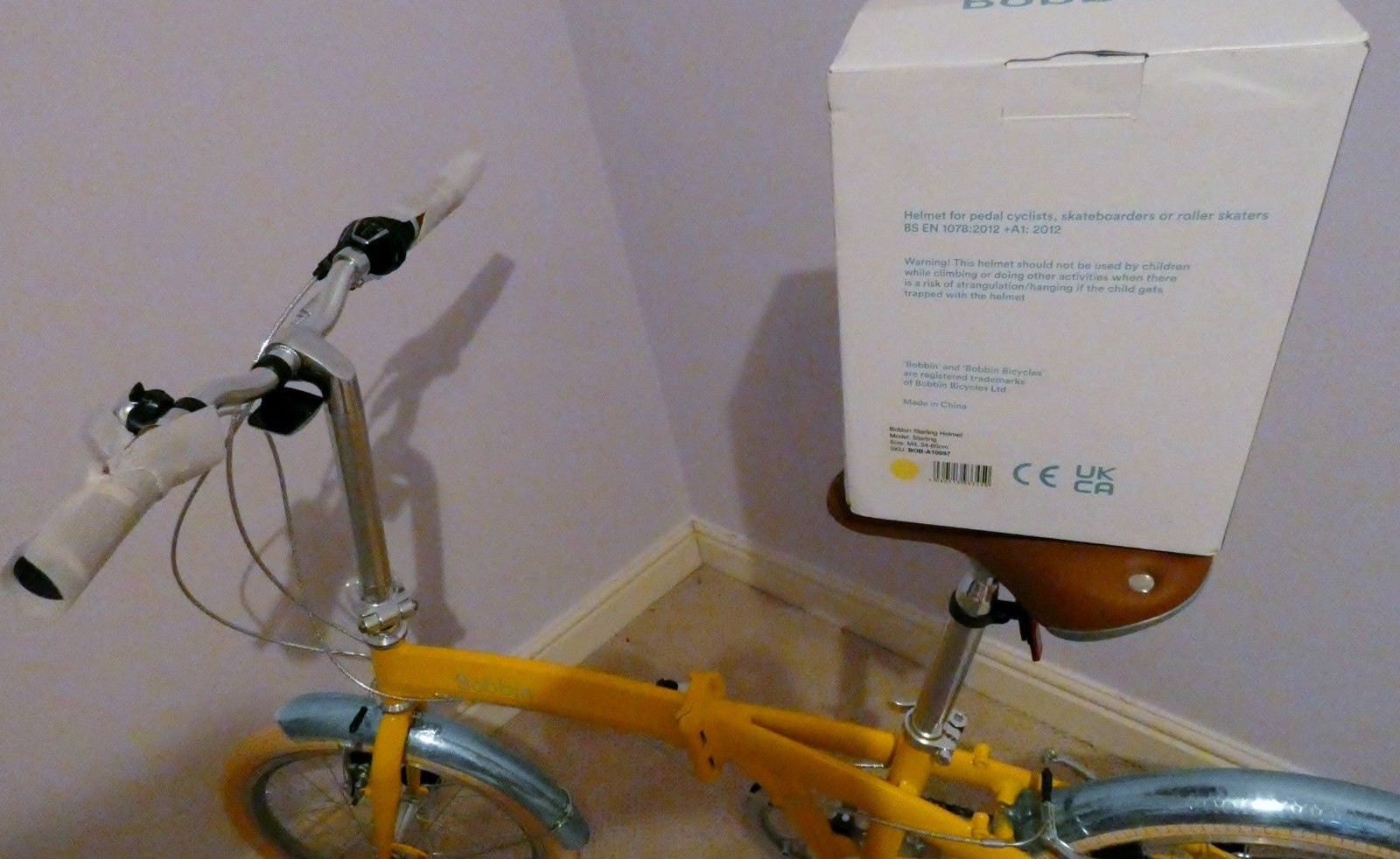 Bobbin yellow Fold Bike - Very Good Condition, unused