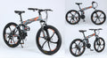 24"/26" Folding Mountain Bike – Full Suspension, Disc Brakes, Lightweight Frame
