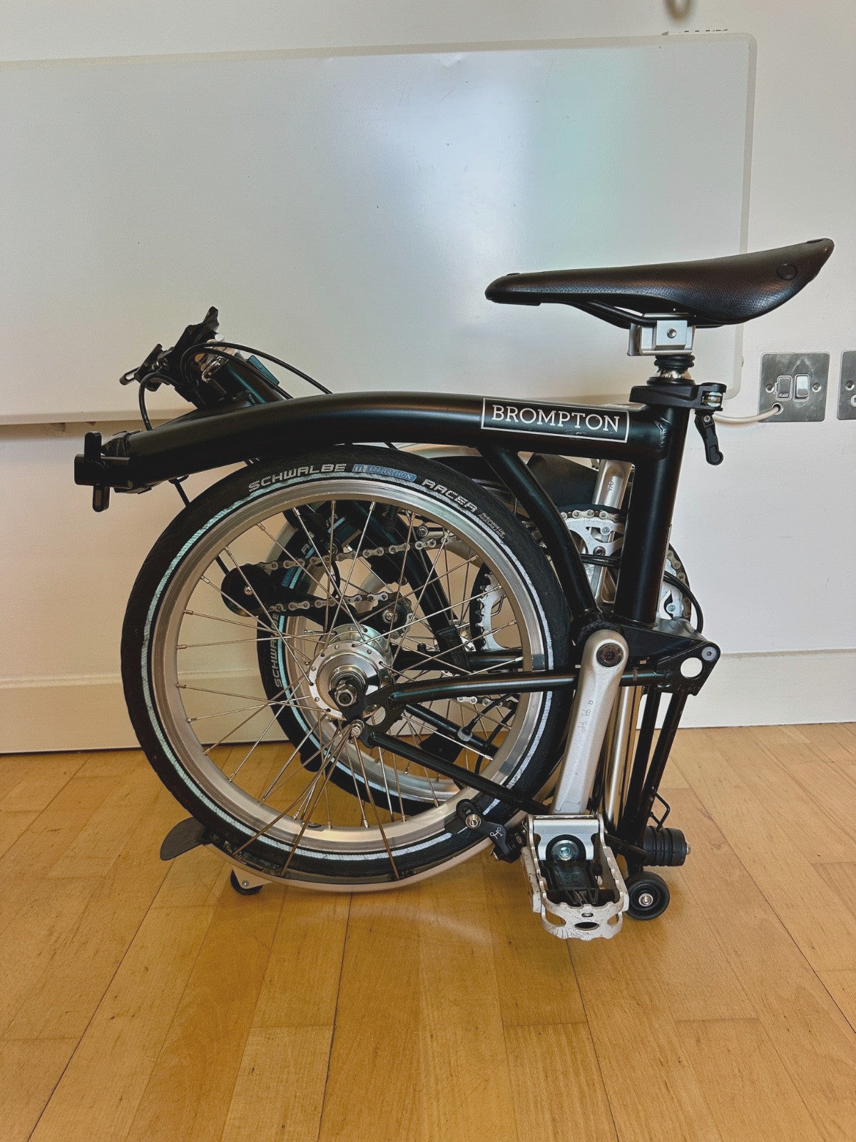 Brompton Folding Bike C Line 3 Speed Black 2018 - Excellent Condition