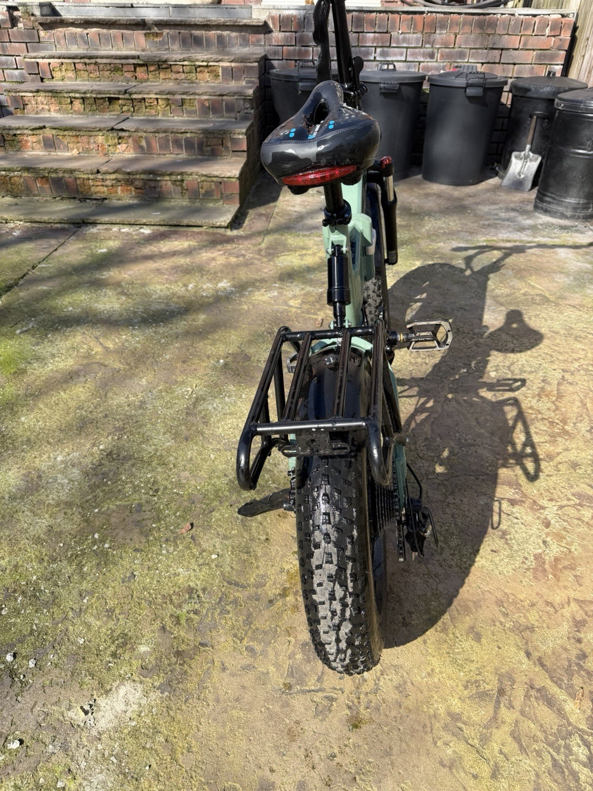 Mate x Bike Folding Green Bike On Off Road