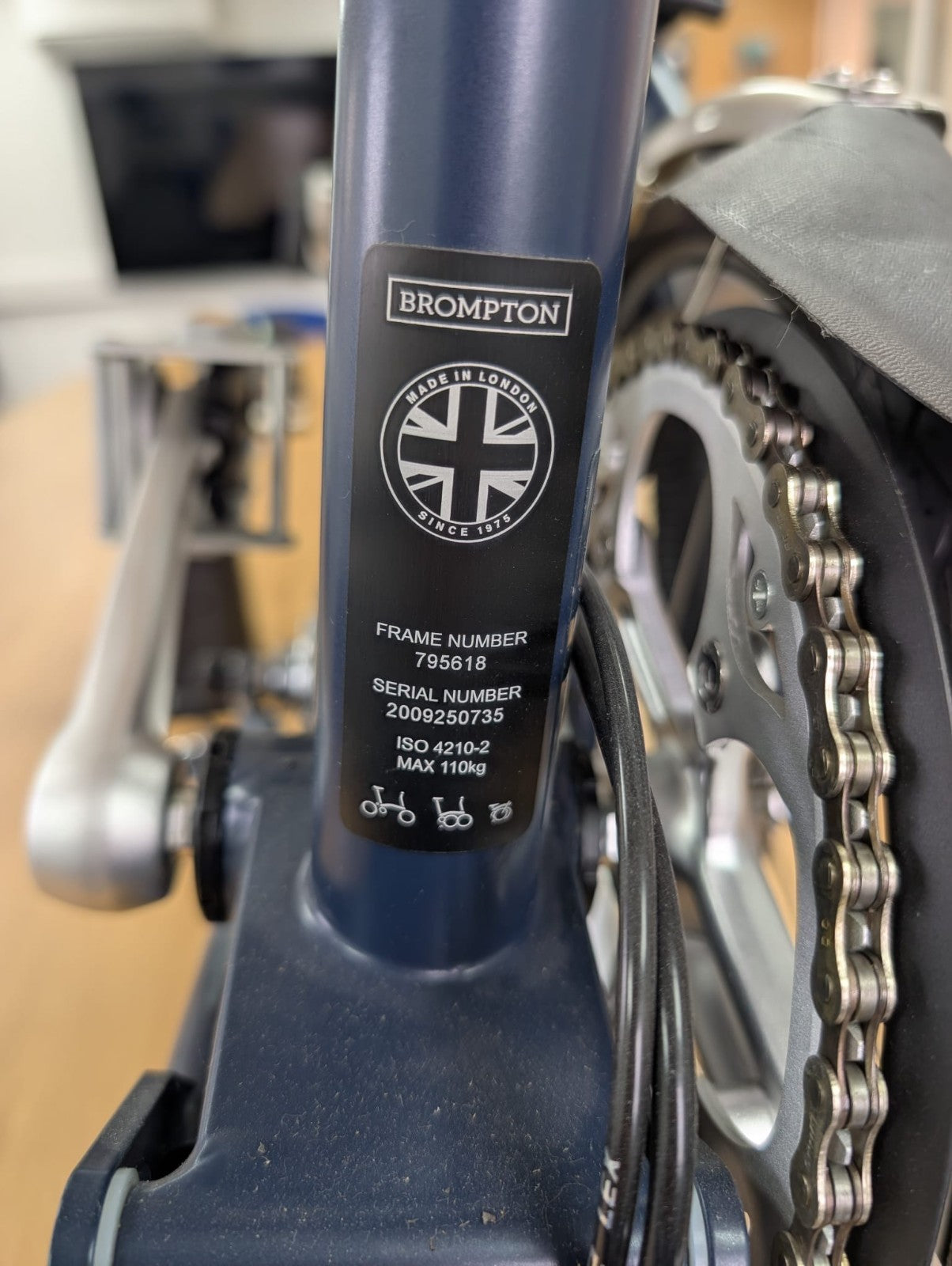 Brompton  Folding Bike 3 Speed