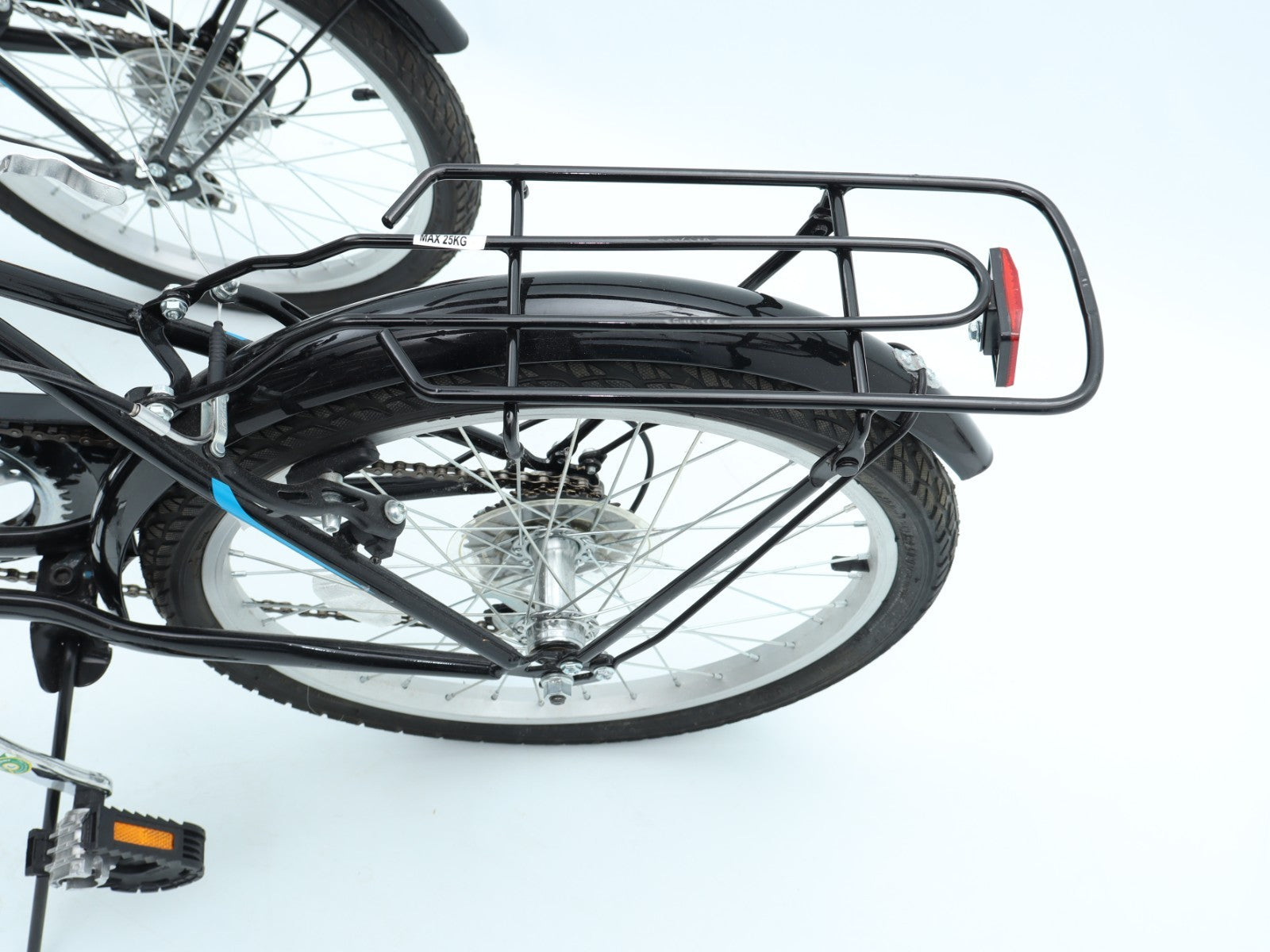 2 x Adults Black Classic Saker Folding Bike Venture Series 'Caravan / Motorhome'