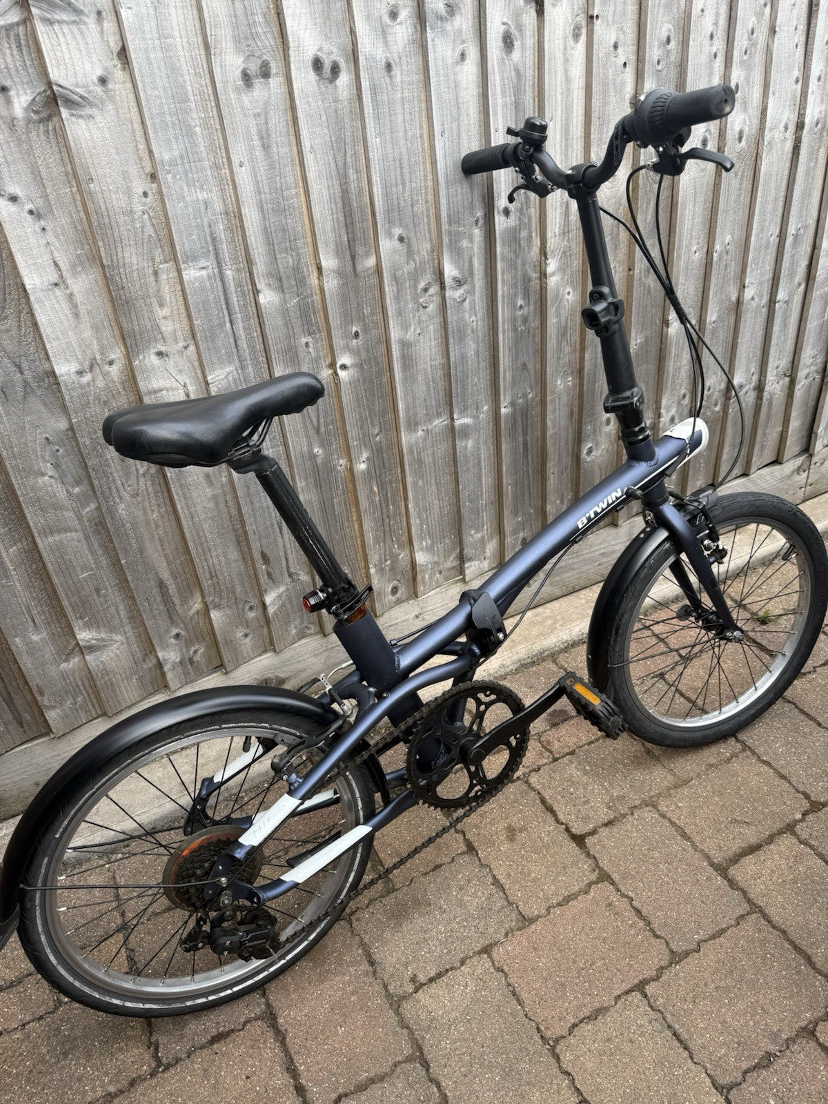 B’TWIN Tilt 500 Folding Bike – Compact 7-Speed Commuter 🚲