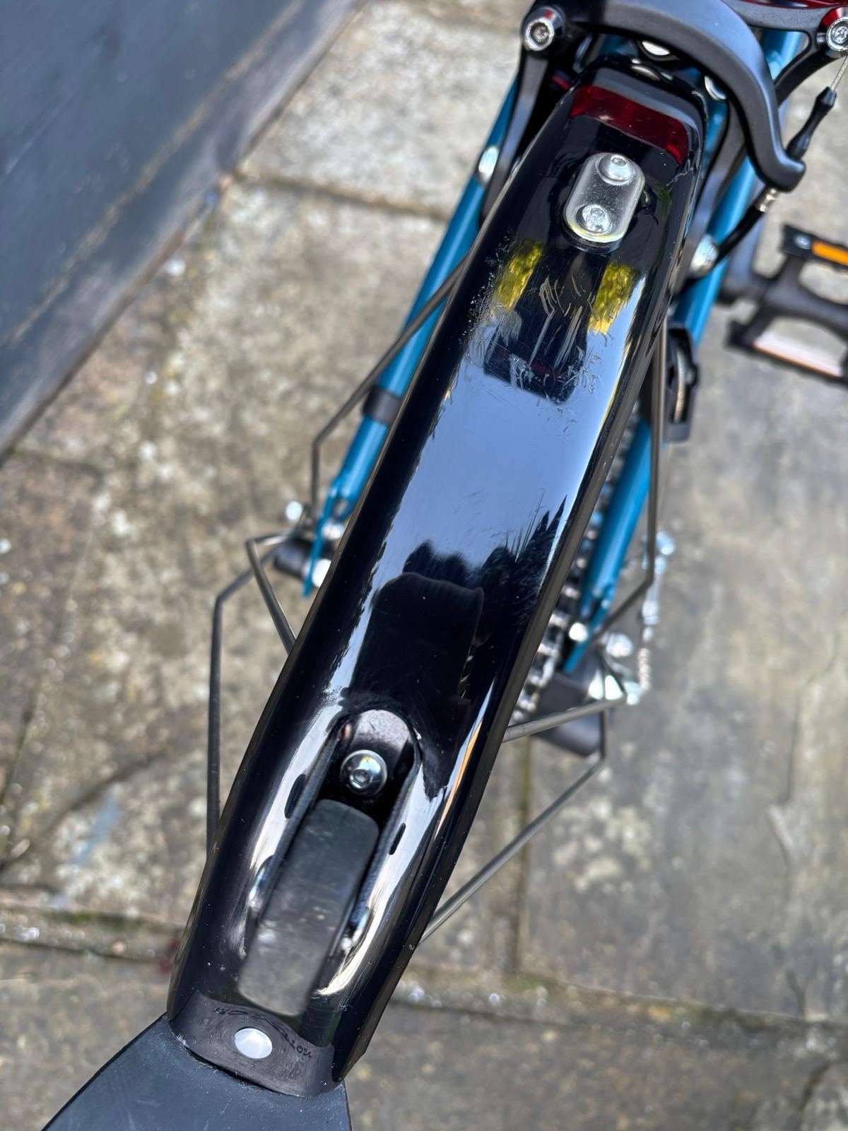 2023 Brompton C Line 6 Speed Urban in Ocean Blue + Optional Swytch Kit Fitted